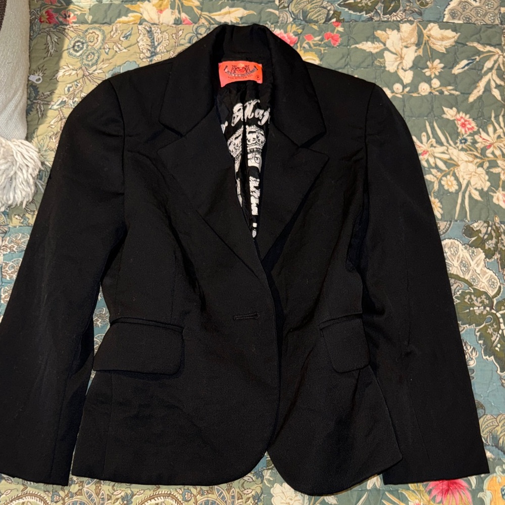 Juicy Couture Classic Black Blazer - Picture 6 of 6